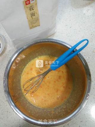 番茄鸡蛋莜面饼的做法步骤：2