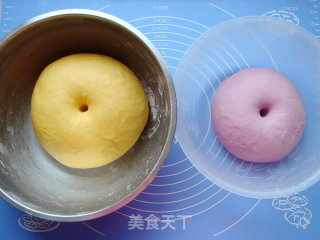 紫薯南瓜斑点吐司的做法步骤：17