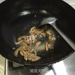 蒜苔炒肉丝的做法步骤：3