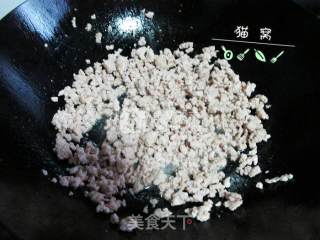 荠菜瘦肉粥的做法步骤：7