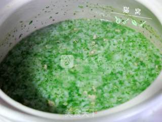 荠菜瘦肉粥的做法步骤：10