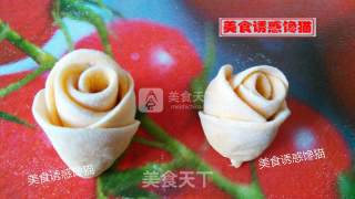 南瓜花式花生包的做法步骤：7