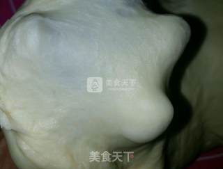 椰香绿豆馅餐包的做法步骤：7