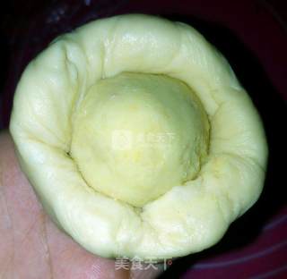 椰香绿豆馅餐包的做法步骤：14