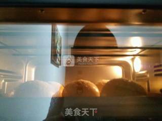椰香绿豆馅餐包的做法步骤：19