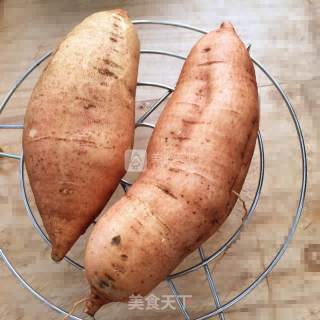 空气炸锅版烤红薯的做法步骤：1