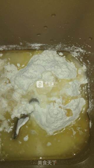 绿豆肉松饼的做法步骤：2