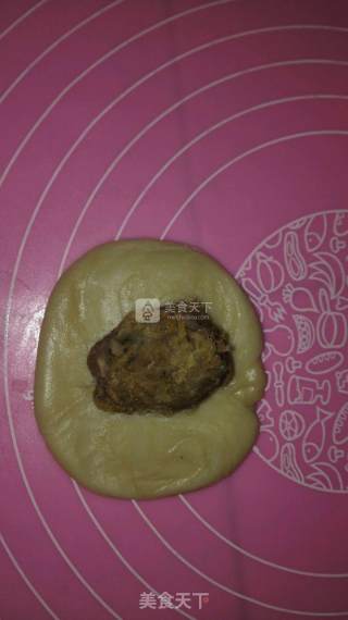 绿豆肉松饼的做法步骤：15