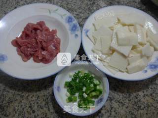 里脊肉炒山药的做法步骤：1