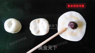 紫薯葵花酥的做法步骤：6