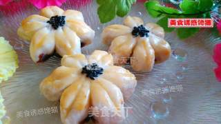 紫薯葵花酥的做法步骤：10