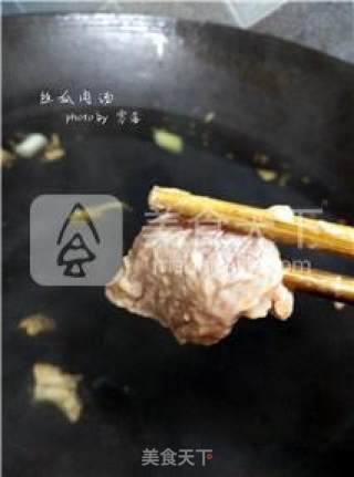 最爱那一口鲜美：丝瓜肉汤的做法步骤：4