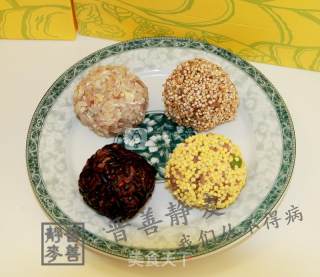 藜麦四喜丸子的做法步骤：5