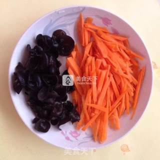 温州特色美食～炒粉干（0添加味精）的做法步骤：3