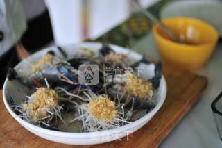 蒜茸开皮虾的做法步骤：6