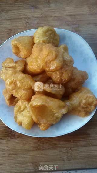 面筋塞肉的做法步骤：5