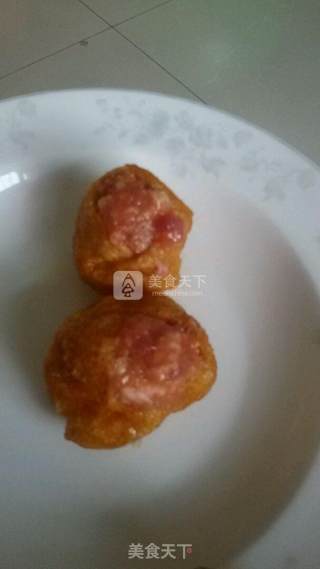 面筋塞肉的做法步骤：7
