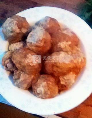 面筋塞肉的做法步骤：13