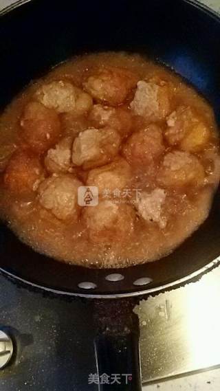 面筋塞肉的做法步骤：14