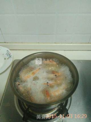 兰花大虾的做法步骤：3