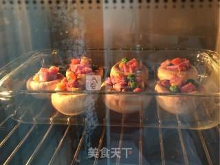 黑椒味培根烤蘑菇的做法步骤：3