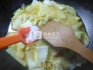 咖喱土豆白菜的做法步骤：7