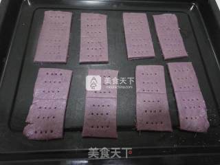 紫薯饼干的做法步骤：8