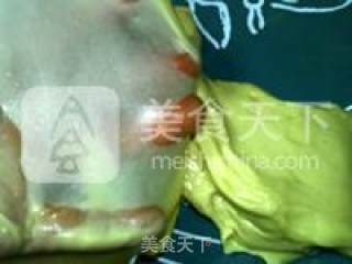 黏面包卷的做法步骤：7