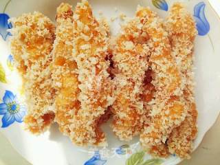 蒜香炸鸡柳的做法步骤：5