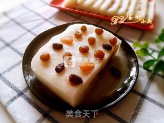 蜜豆年糕的做法步骤：11