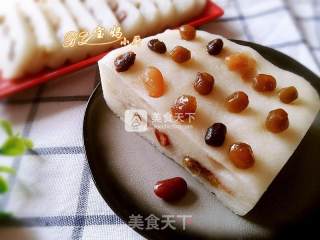 蜜豆年糕的做法步骤：12