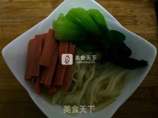 简易饺子皮版油泼面的做法步骤：8