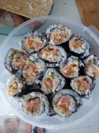 紫菜包饭的做法步骤：7