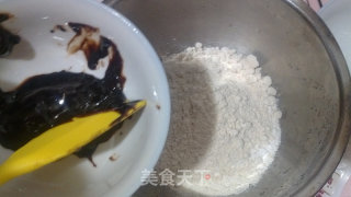 红糖蔓越莓莜面松饼的做法步骤：4