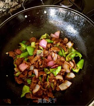 农家小炒牛肉的做法步骤：6
