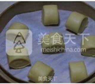 【溜溜光南瓜小馒头】---大胖南瓜变身小胖馒头的做法步骤：11
