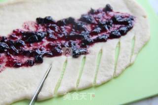 花式蓝莓果酱面包的做法步骤：7