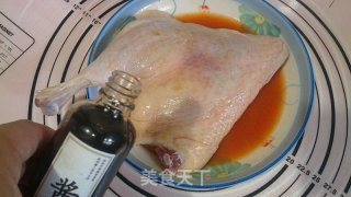 蜜汁烤鸭腿的做法步骤：4