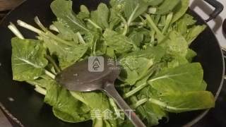 蒜蓉炒菜芯的做法步骤：5