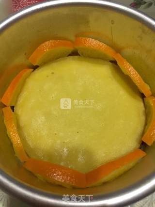 黄桃橙香慕斯蛋糕 6寸的做法步骤：6