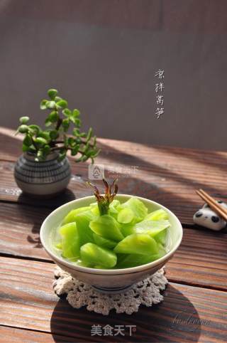 凉拌莴笋的做法步骤：6