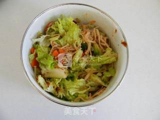 烤箱版生菜金针菇的做法步骤：6