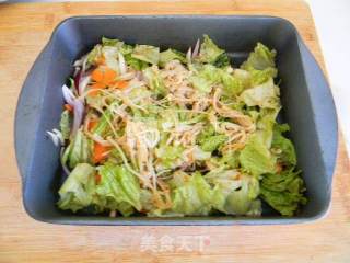 烤箱版生菜金针菇的做法步骤：9