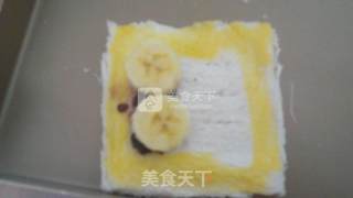 吐司版蓝莓香蕉派的做法步骤：4