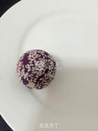 紫薯球的做法步骤：5