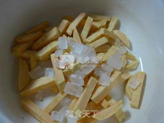 番薯煮波纹面的做法步骤：4