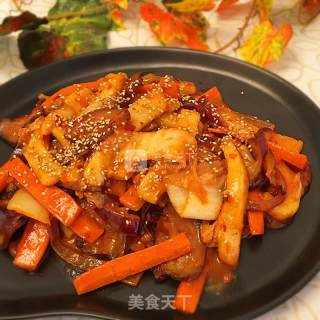 炒年糕的做法步骤：17
