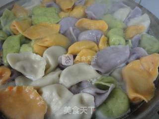 立冬之彩色饺子的做法步骤：6