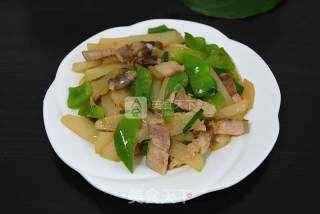 佛手瓜炒肉的做法步骤：6