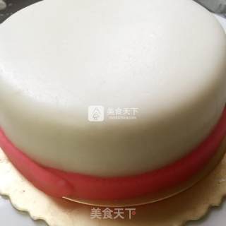 翻糖蛋糕（棉花糖版）的做法步骤：33